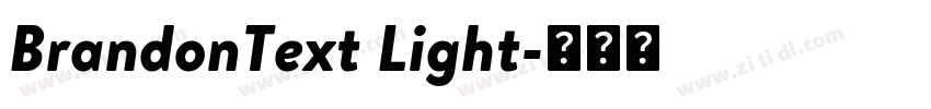 BrandonText Light字体转换